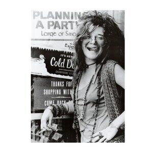 Janis Joplin Planning A Party Music Poster 165